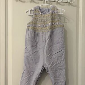 Gymboree Lavender and Yellow Kids Smocked Romper